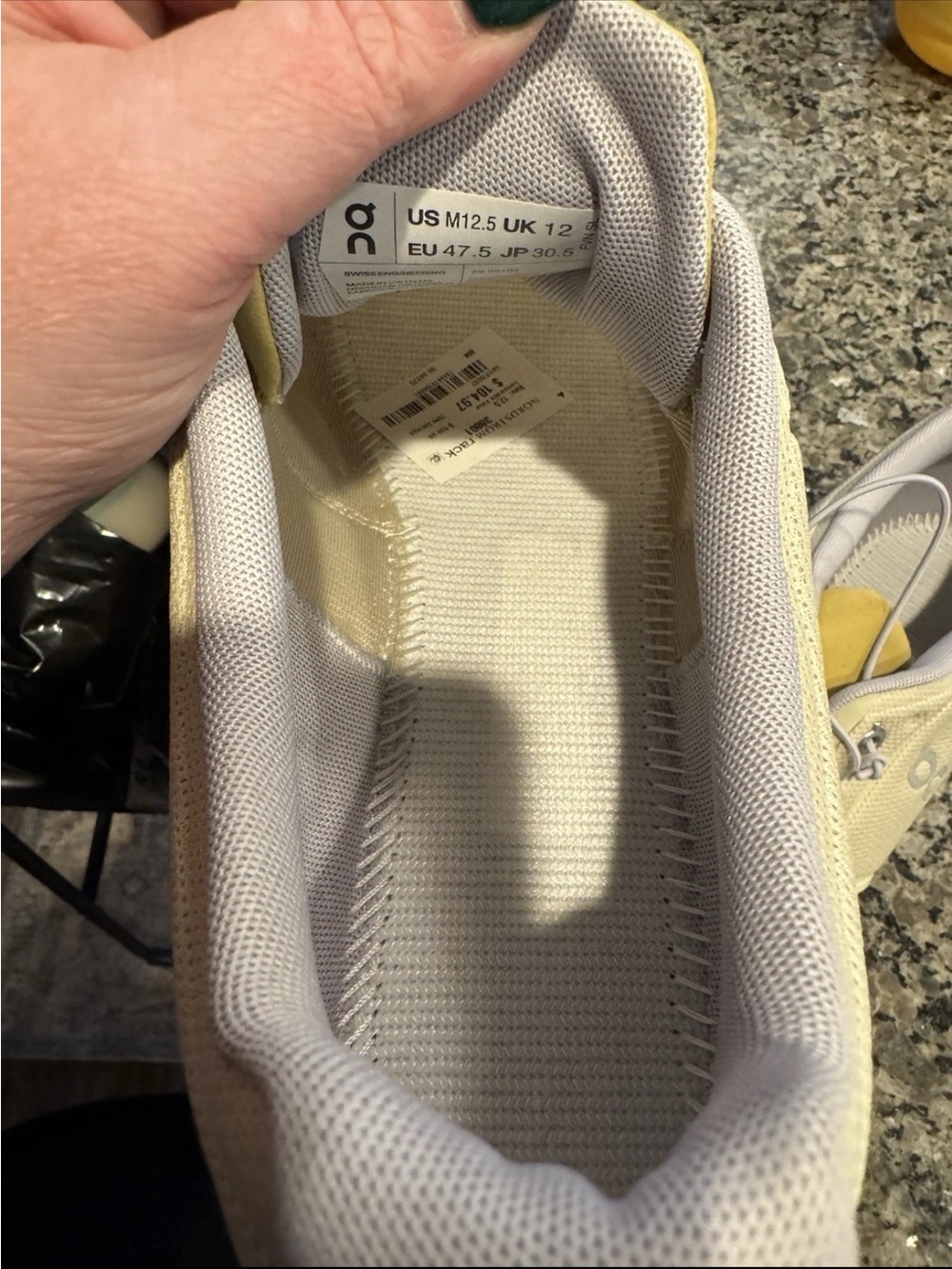 On Cloud 5 Haze Bronze Sneakers Men’s 12.5 NEW Missing Insoles - Picture 5 of 5